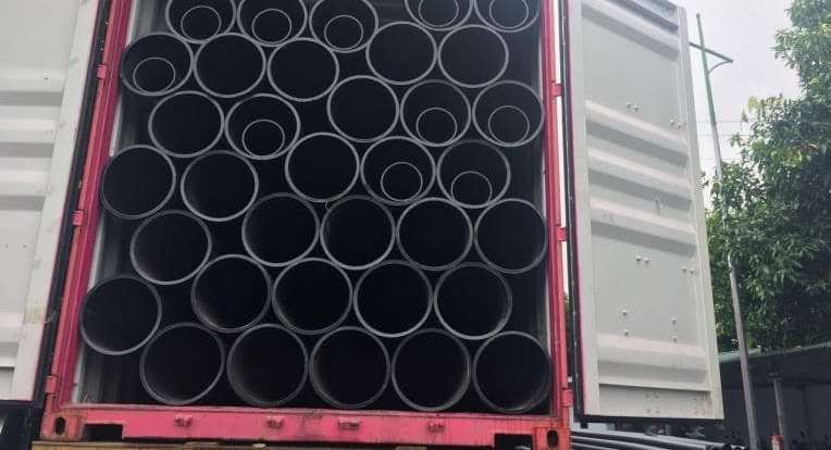 Đóng container ống nhựa HDPE SuperPlas đi Myanmar