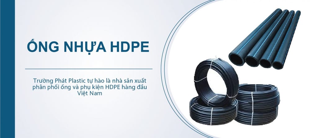 Ống nhựa HDPE Super Trường Phát được dùng để làm ống dẫn nước, hóa chất và dẫn khí