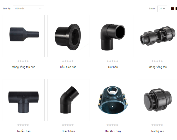 cùm nhựa nối ống HDPE
