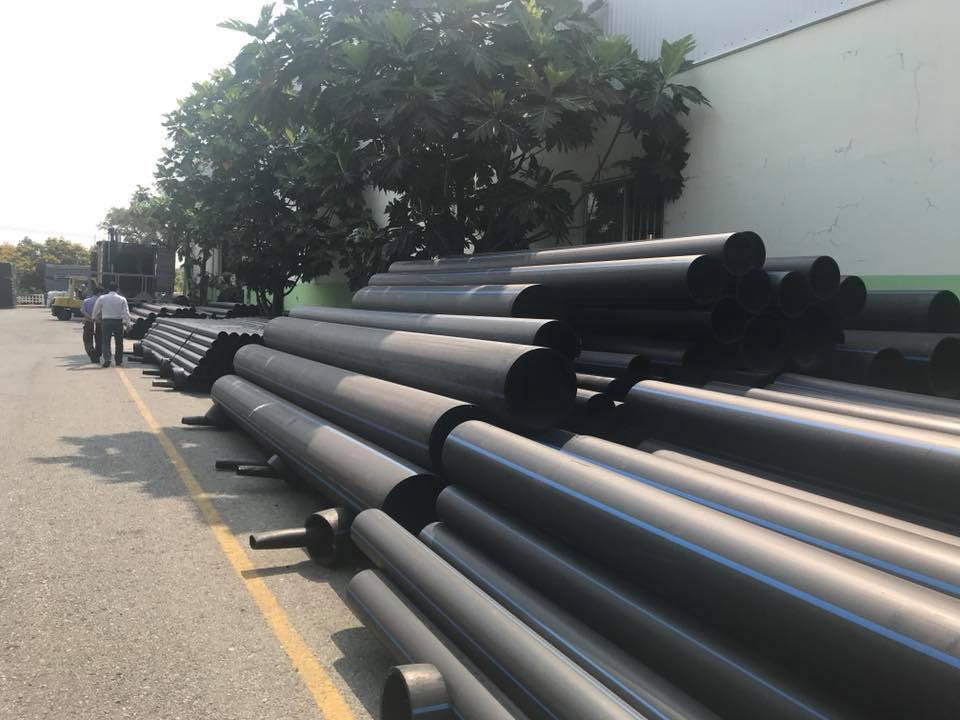 Ống nhựa HDPE SuperPlas Trường Phát được sử dụng để làm hệ thống ống dẫn tại nhiều nhà máy