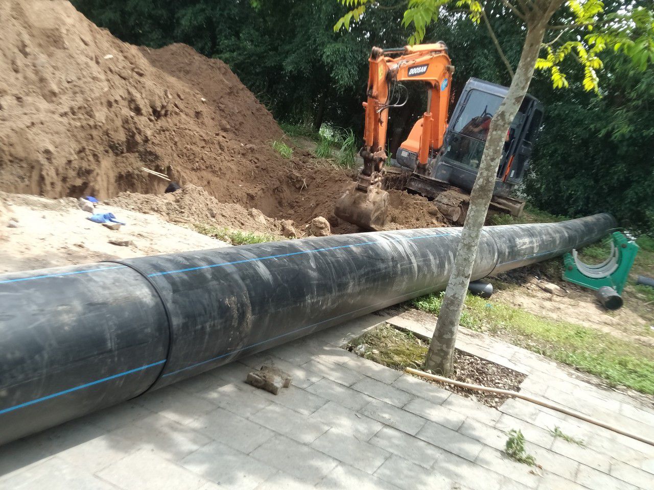 ống hdpe thoát nước thải khu đô thị