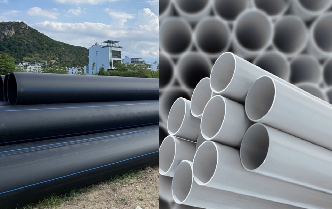 phân biệt ống HDPE và ống PVC